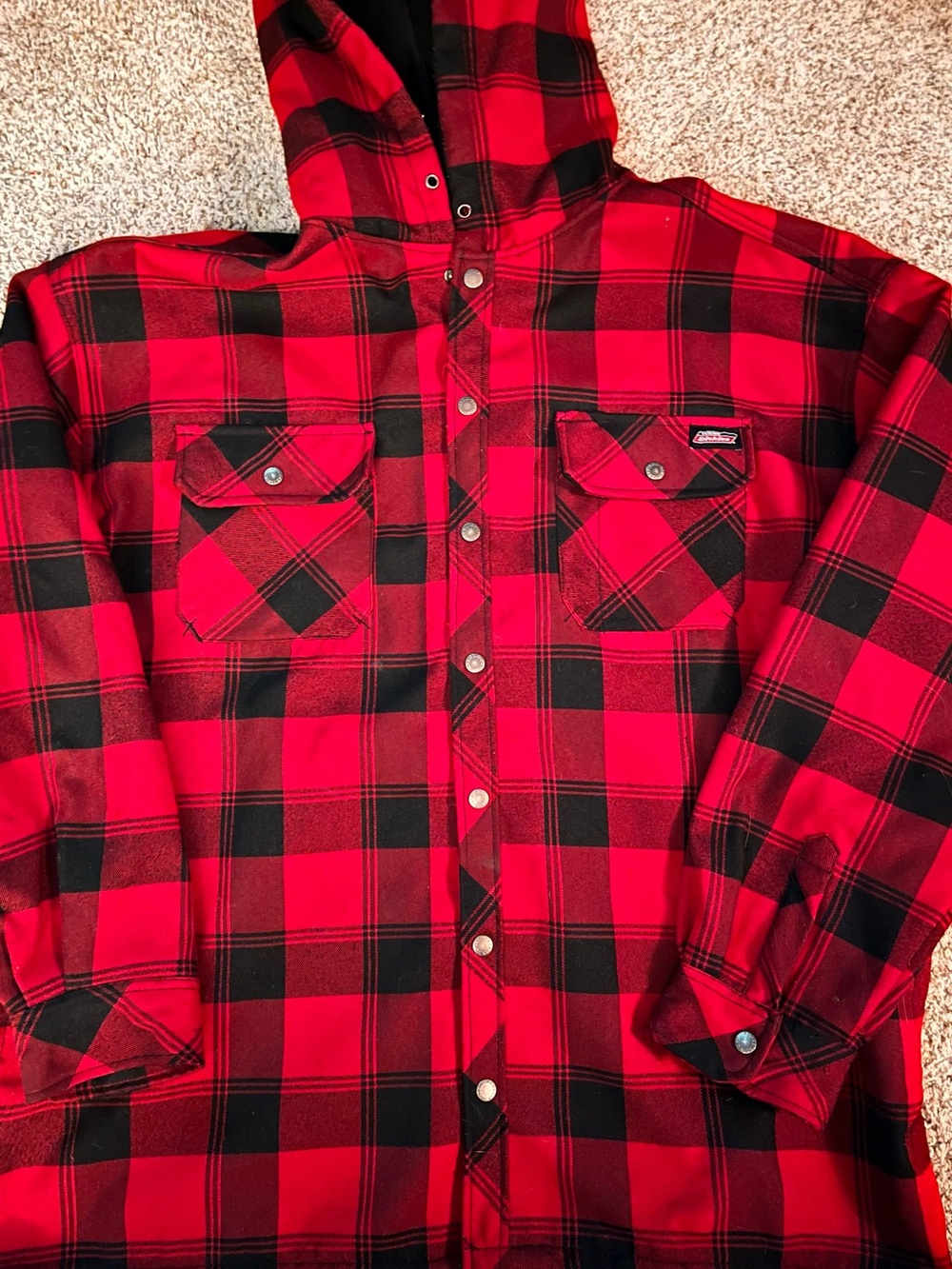 Men's 3XL Dickies Flannel Shirt Jacket